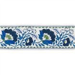 Enamel Flower Indigo